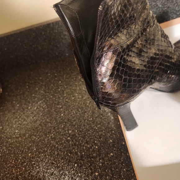 BALLY Python Snake Boots - Picture 4 of 9